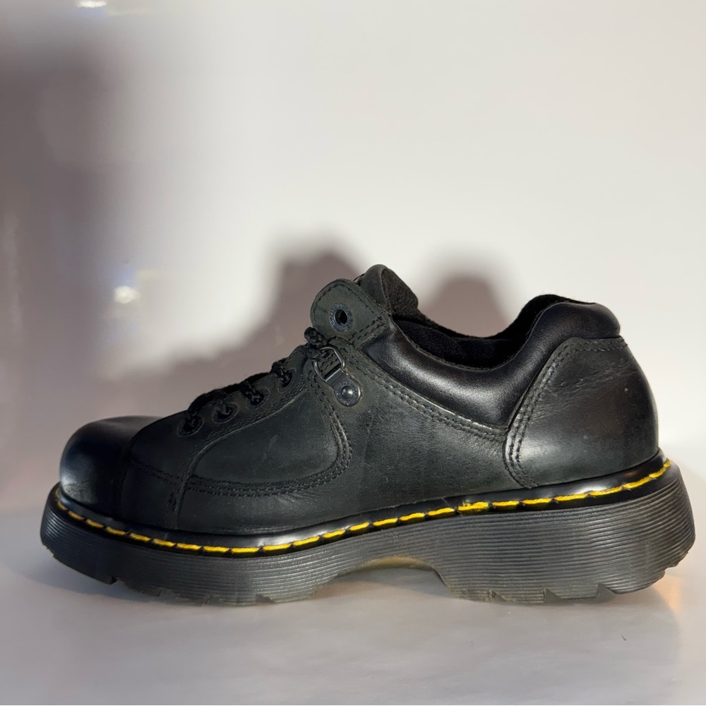 Dr. Martens Doc Air Wair 7A16 Industrial 
Black Leather Shoes US Men 9/Women 10 - Picture 8 of 14